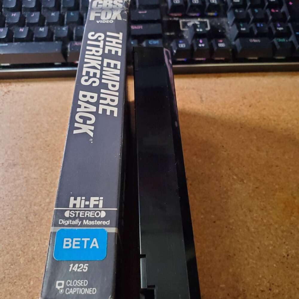 CBS/FOX Betamax "The Empire Strikes Back" Star Wars. THIS IS NOT A VHS TAPE. - Picture 4 of 4